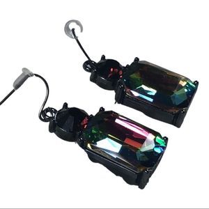 Stone multicolored shiny earrings, very pretty! NEW